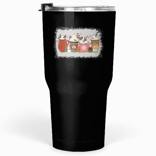 Christmas Hot Chocolate Peppermint Mocha Tumblers 30 Oz