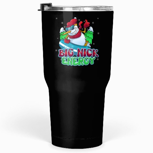 BIG NICK ENERGY SNOWMAN CHRISTMAS Tumblers 30 Oz