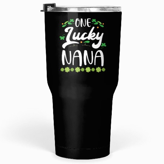One Lucky Nana Grandma Granny St. Patricks Day Tumblers 30 Oz