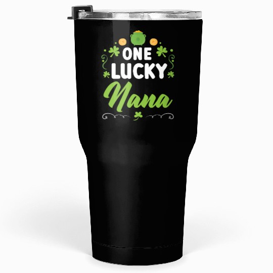 One Lucky Nana Grandma Granny St. Patricks Day Tumblers 30 Oz
