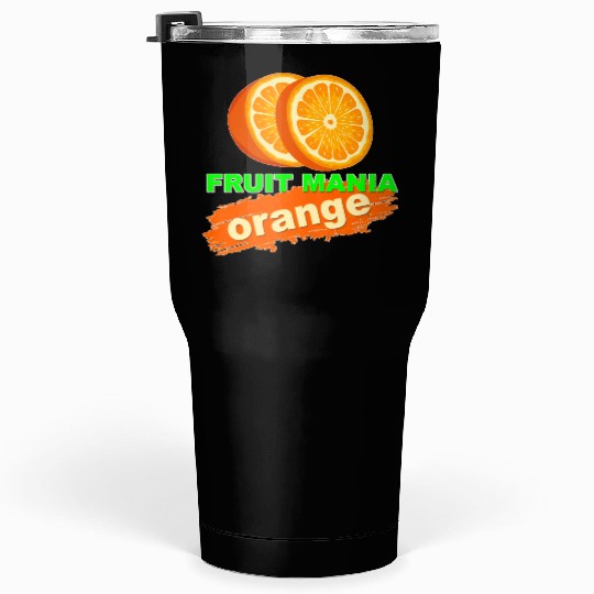 FRUIT MANIA ORANGE Tumblers 30 Oz