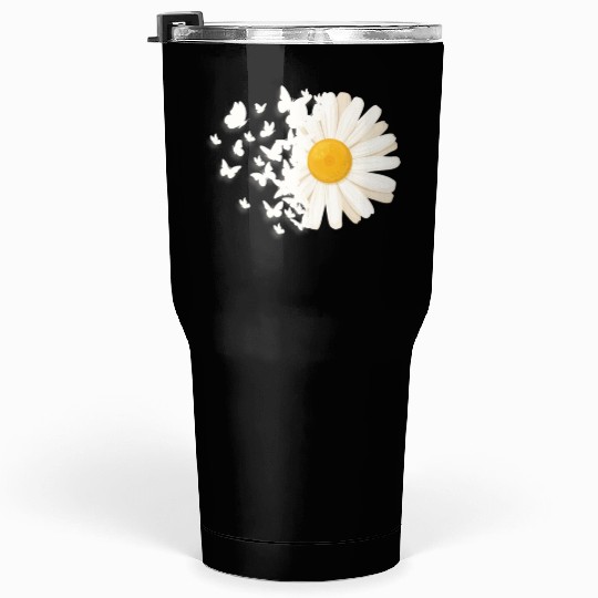 Marguerites Daisy Summer Daisies Flower Garden Tumblers 30 Oz