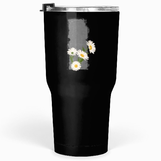 Marguerites Daisy Summer Daisies Flower Garden Tumblers 30 Oz