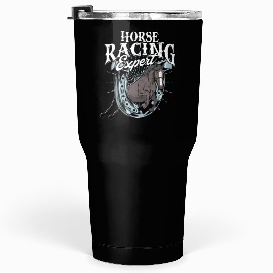 Horse Racing Equestrian Horseback Horse Racer Tumblers 30 Oz