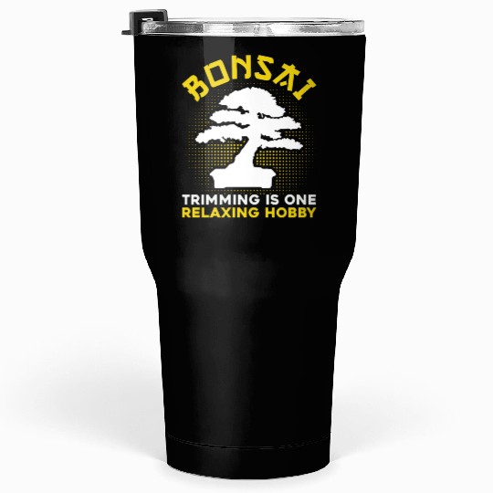 Bonsai Tree Owner Gift Bonsai Tree Gardening Tumblers 30 Oz