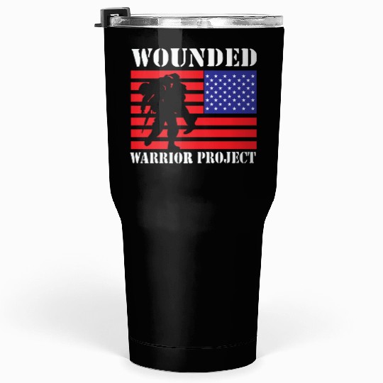 Wounded Warrior Project Us Flag Tumblers 30 Oz