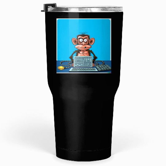 programmer monkey Tumblers 30 Oz