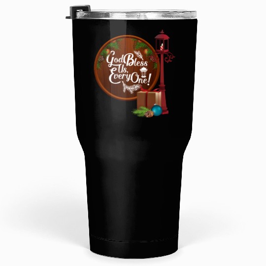 A Christmas Carol Charles Dickens God Bless Us Eve Tumblers 30 Oz