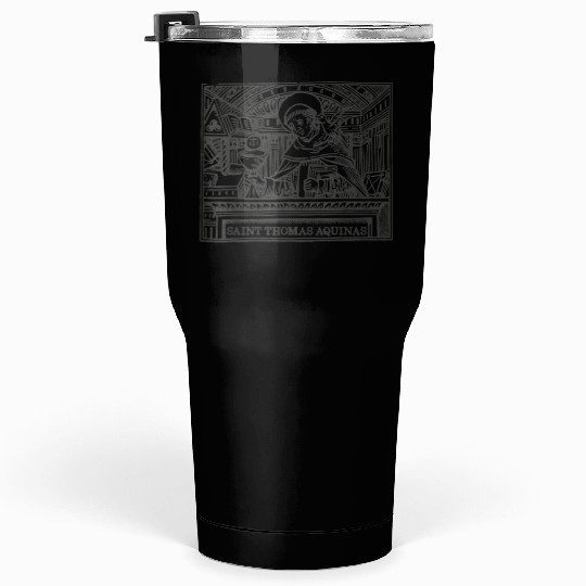 St Thomas Aquinas Patron Saint Students Catholic S Tumblers 30 Oz