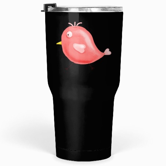 painting bird Tumblers 30 Oz