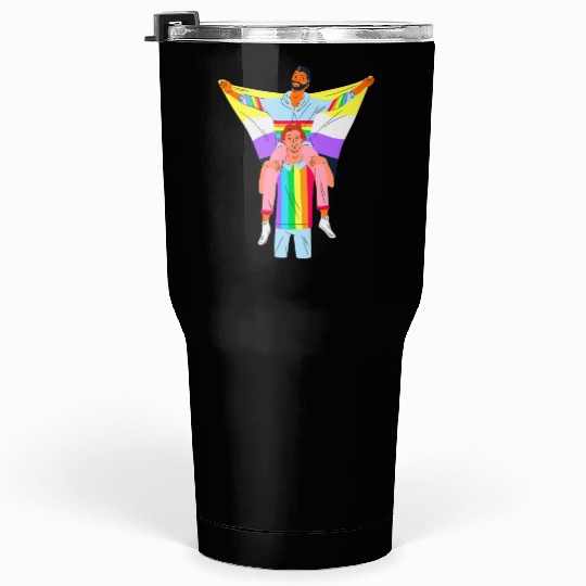 lesbian lgbtq pride valentine day 2022 valentines Tumblers 30 Oz