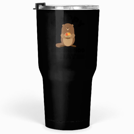 Groundhog Day cute print Tumblers 30 Oz