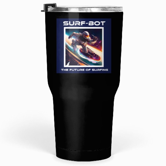 Robot Silver Surfer Tumblers 30 Oz