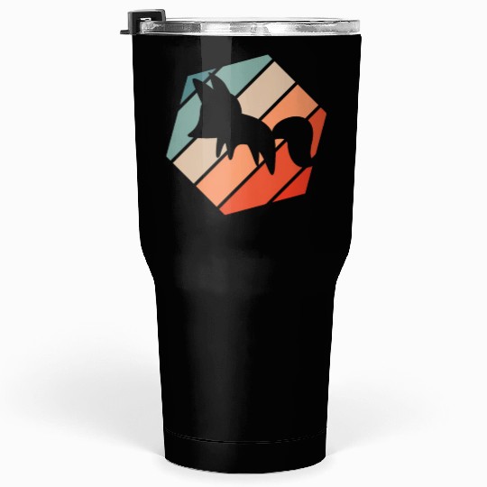 Fox Retro Tumblers 30 Oz