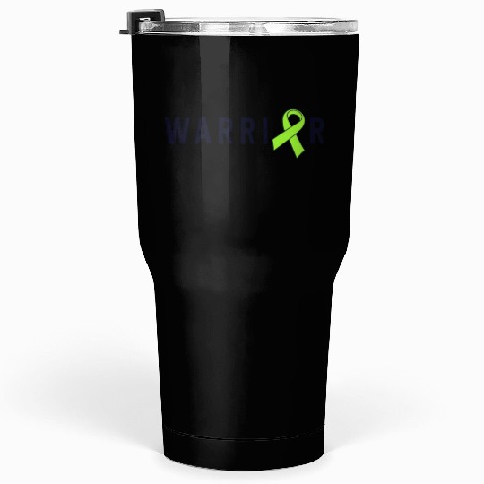 Warrior Lime Green Awareness Ribbon Lyme Disease Tumblers 30 Oz