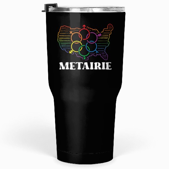 Metairie Pride Month Pride Flag LGBT Community LGB Tumblers 30 Oz