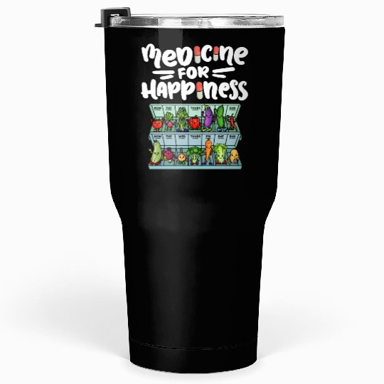 Medicine For Happiness Vegetable Dose Daily Tumblers 30 Oz
