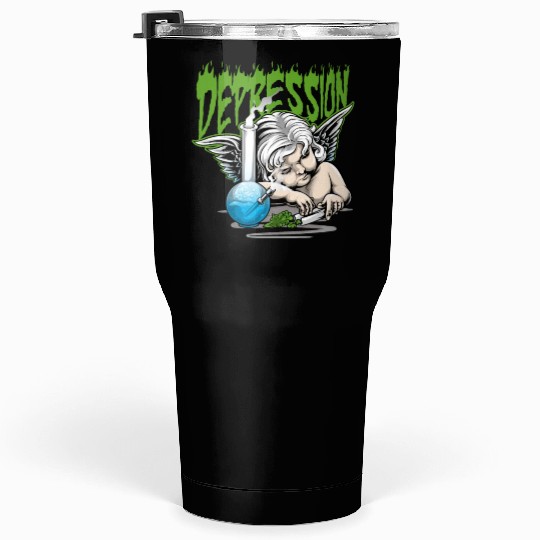 Depression Angel Tumblers 30 Oz