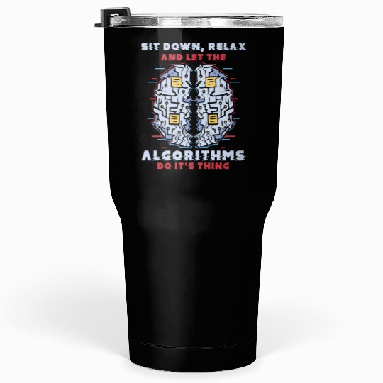 Computer Algorithm Programmer Artificial Tumblers 30 Oz