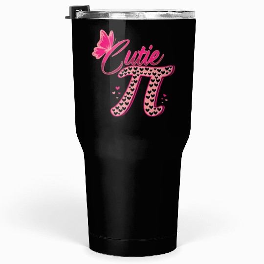 Butterfly Cute Pi Math Holiday Mathematics Pi Day Tumblers 30 Oz