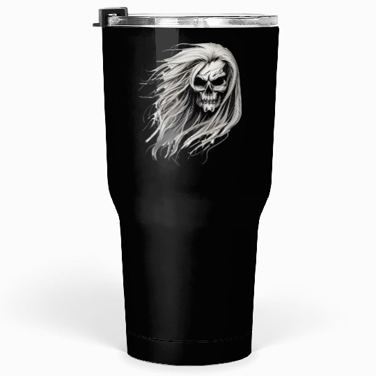 Skull and Tresses Tumblers 30 Oz