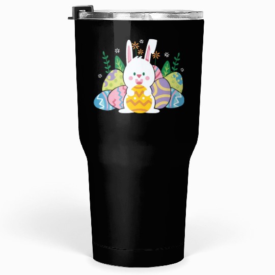Cute Easter Bunny Egg Hunt Tumblers 30 Oz