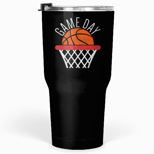 Game Day Basketball Lover Basketball Player Tumblers 30 Oz