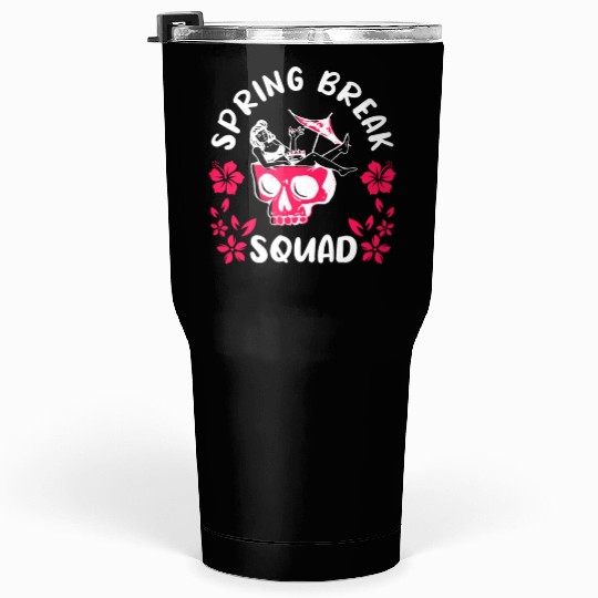 Spring Break Squad Summer Vacation Spring Break Tumblers 30 Oz