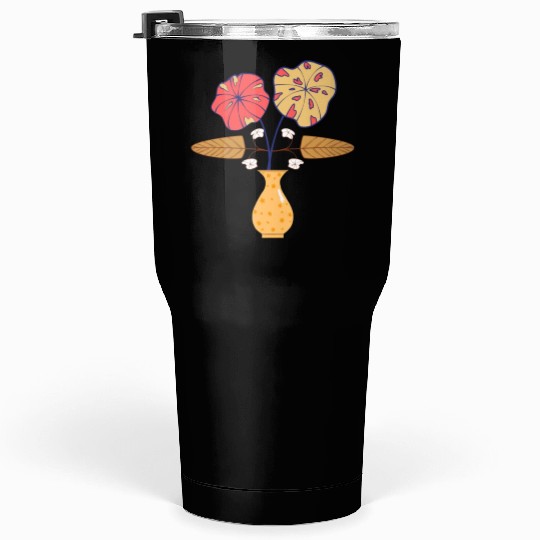 Unique Flower Pastel Tumblers 30 Oz