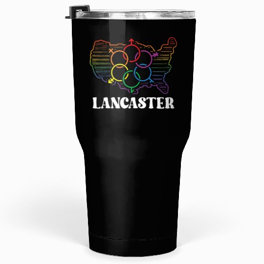 Lancaster Pride Month Pride Flag LGBT Community LG Tumblers 30 Oz