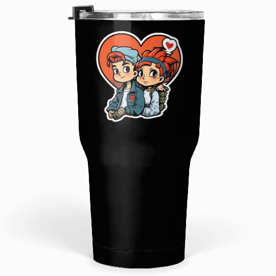 young couple Tumblers 30 Oz