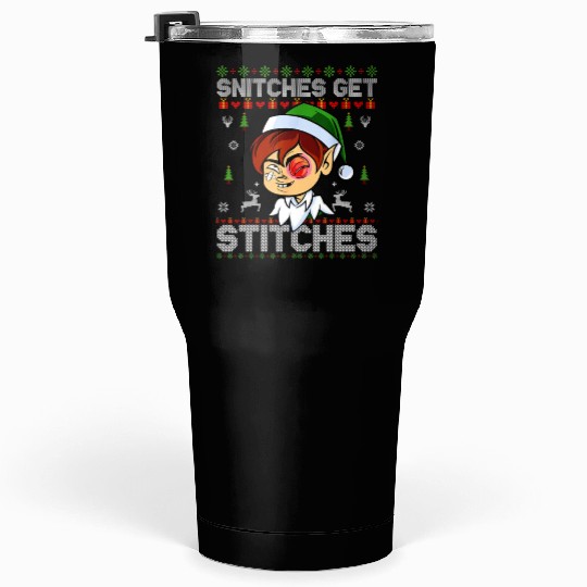 Warrior 12 Snitches Get Stitches Tumblers 30 Oz