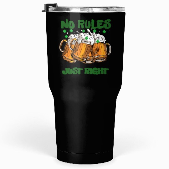 st paddy funny day, green beer Irish day Tumblers 30 Oz