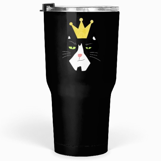 The Cat With The Royal Crown, King Of Cat. Tumblers 30 Oz