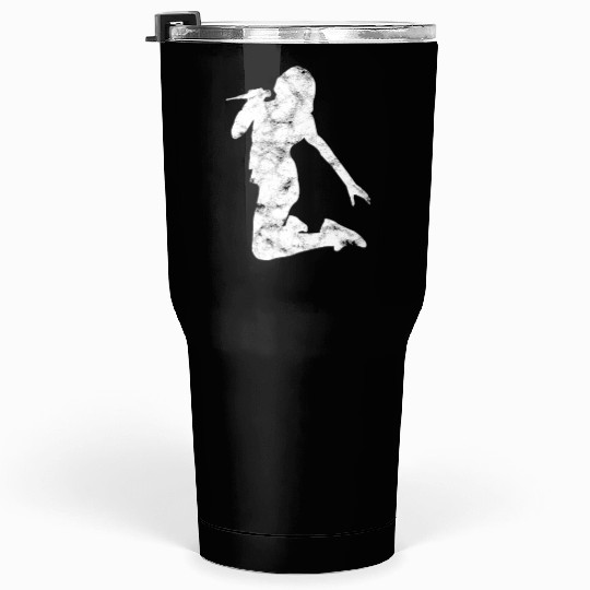 guitar player girl silhouette Tumblers 30 Oz