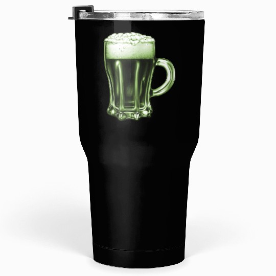beer mug green version 2 Tumblers 30 Oz