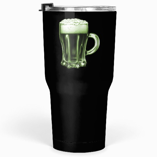 beer mug green version 2 Tumblers 30 Oz