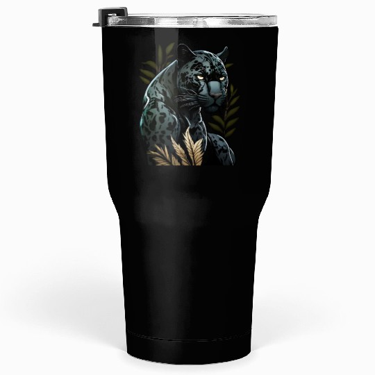 The power of the black panther Tumblers 30 Oz