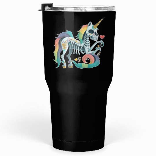 Unicorn Skeleton Tumblers 30 Oz