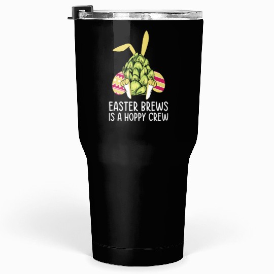 Easter Bunnies Beer Drinking Holiday Rabbit Tumblers 30 Oz