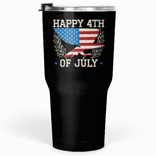 Patriotic America USA Flag 4th Of July America Tumblers 30 Oz