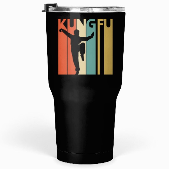 Vintage Kung Fu Lover Gift Tumblers 30 Oz