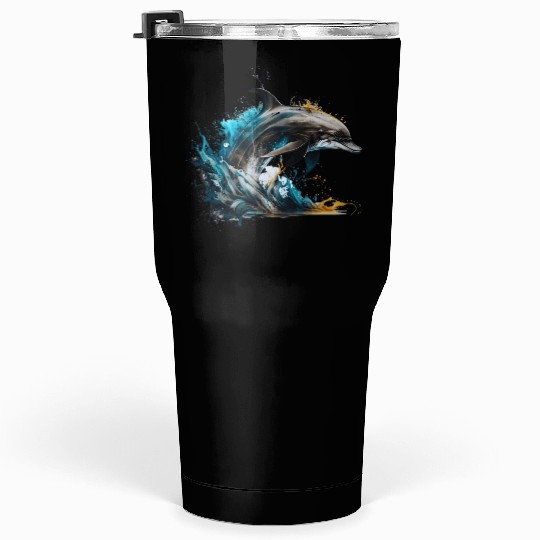 Dolphin Tumblers 30 Oz
