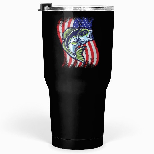 US Bass Fish Tumblers 30 Oz