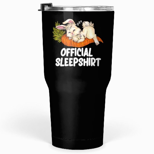Sleep Tumblers 30 Oz Sleeping Cute Bunny Chibi Rabbit