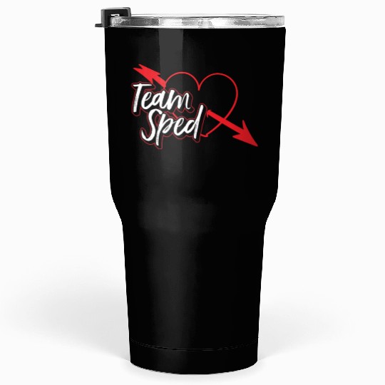 Team Sped Teacher Awareness Special Education Tumblers 30 Oz
