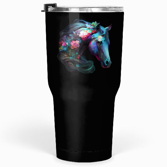 Irridecent Horse Tumblers 30 Oz