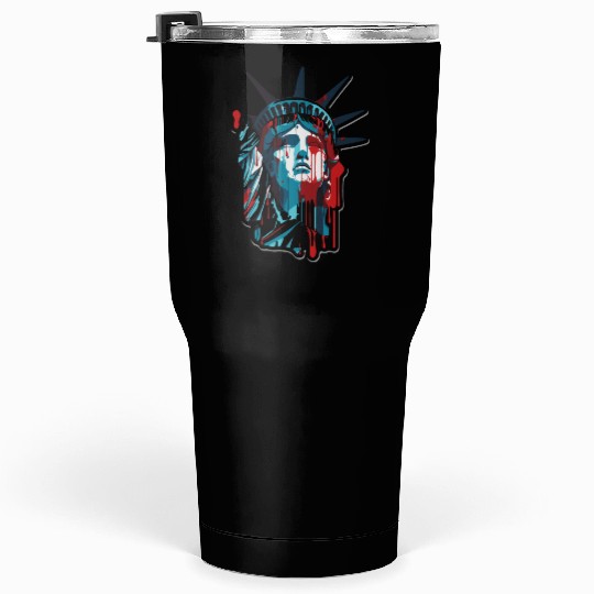 Color Drops Lady Liberty Tumblers 30 Oz