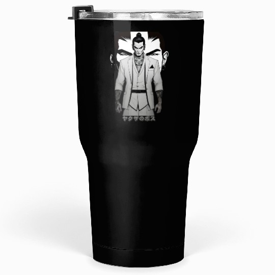 Yakuza Boss A Mafia Gangster From Japan Full of Ta Tumblers 30 Oz