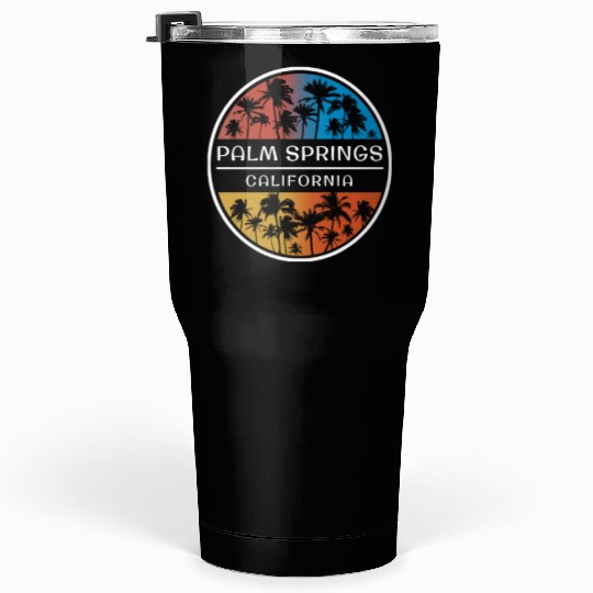 Palm Springs California Stylish Vacation Souvenir Tumblers 30 Oz